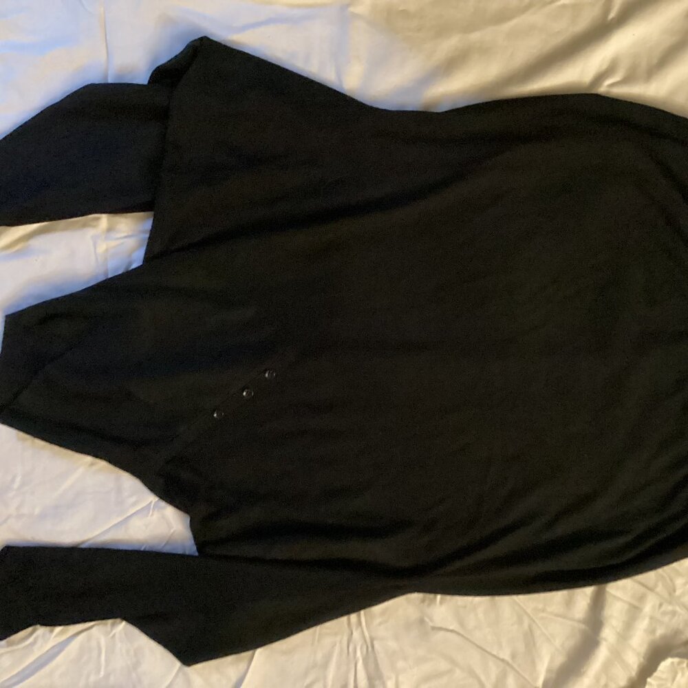 Men's Black Venezzi Turtleneck Sweater
